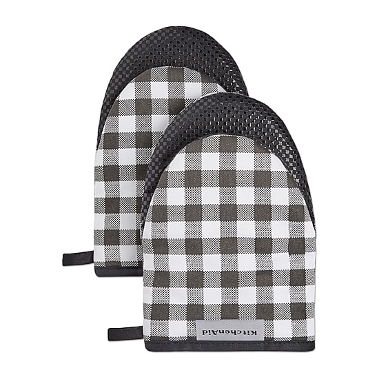 KitchenAid Gingham Mini 2-pc. Oven Mitt Set