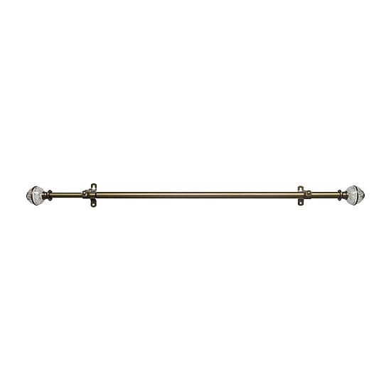 Camino ¾" Adjustable Curtain Rod with Lancaster Finial