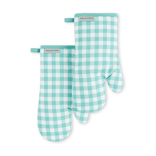 KitchenAid Gingham 2-pc. Oven Mitt Set
