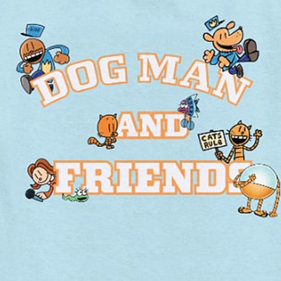 Dogman Little & Big Kid Girls Round Neck Short Sleeve Regular Fit Graphic T-Shirt