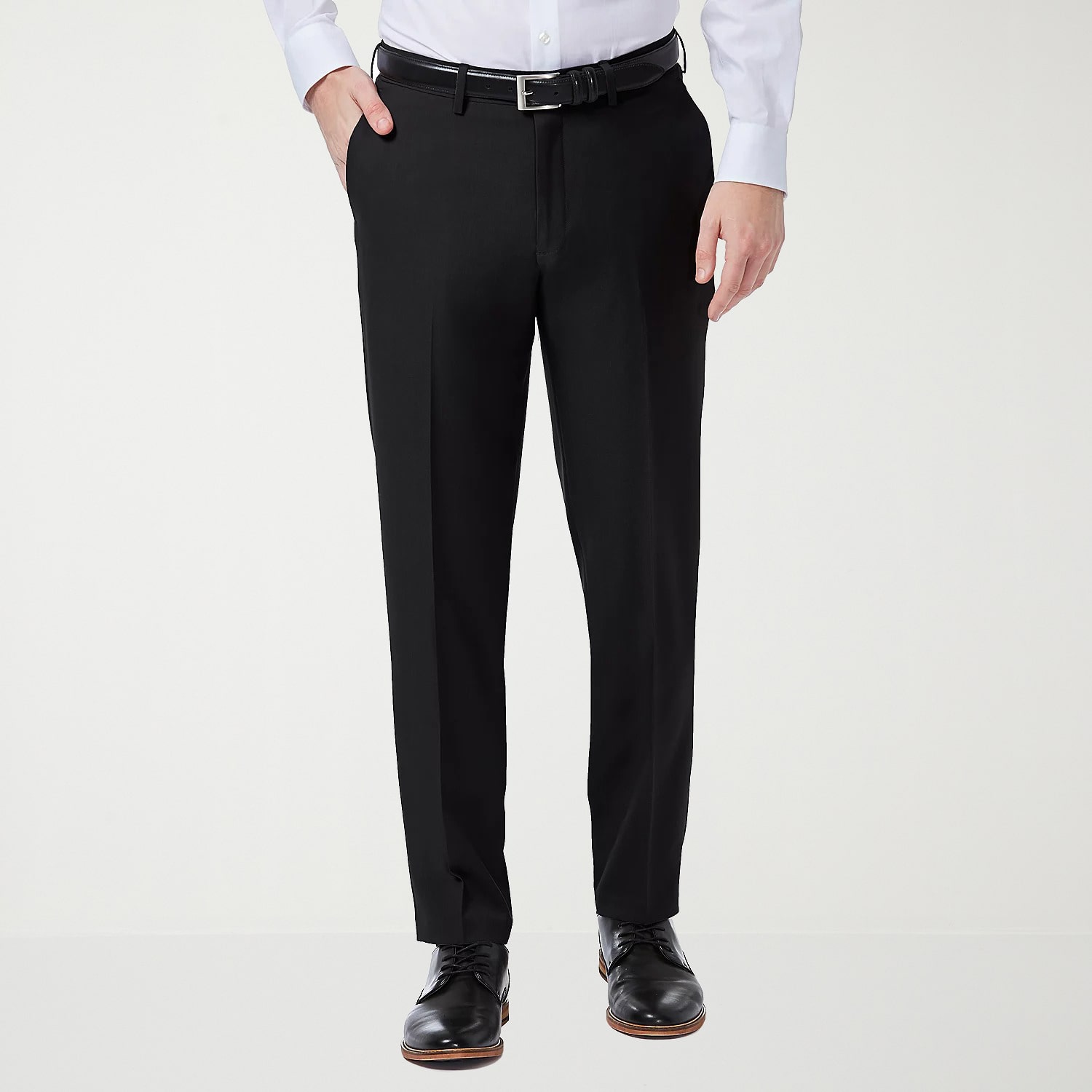 Haggar Premium Comfort Mens Slim Fit Dress Flat Front Pant
