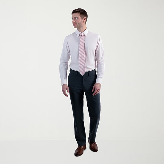 Haggar Premium Comfort Mens Classic Fit Easy Care Long Sleeve Dress Shirt