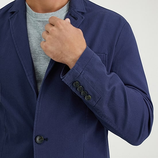 Haggar Smart Wash Mens Stretch Fabric Slim Fit Blazer