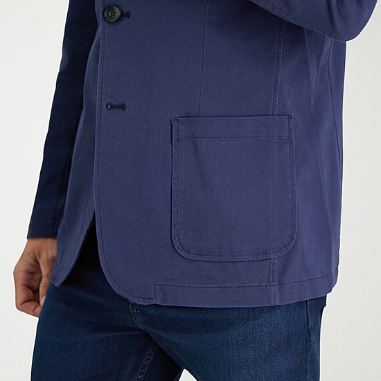 Haggar Smart Wash Mens Stretch Fabric Slim Fit Blazer