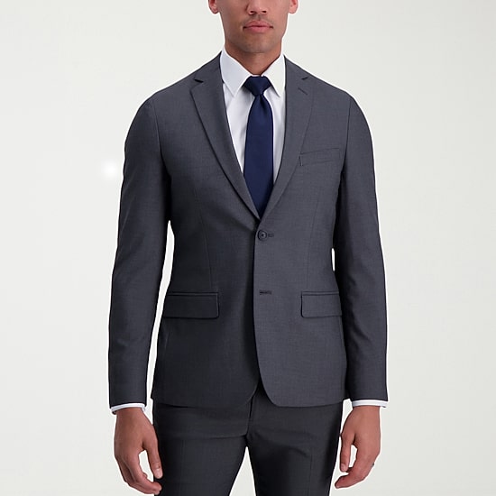 Haggar JMH Ultra Mens Stretch Fabric Super Slim Fit Suit Jacket