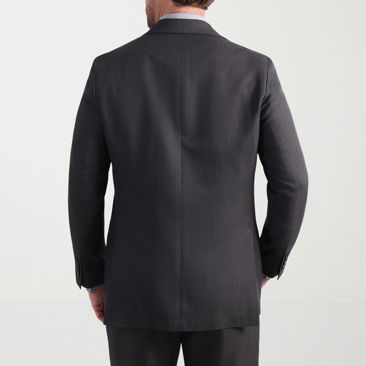 Haggar Smart Wash With Repreve Houndstooth Mens Stretch Fabric Classic Fit Suit Jacket