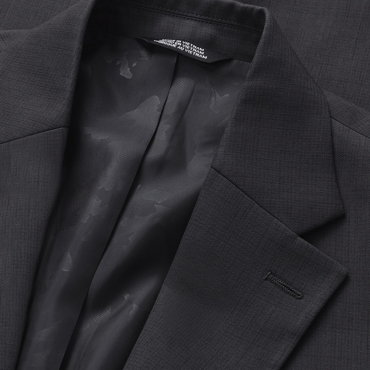 Haggar Smart Wash With Repreve Houndstooth Mens Stretch Fabric Classic Fit Suit Jacket