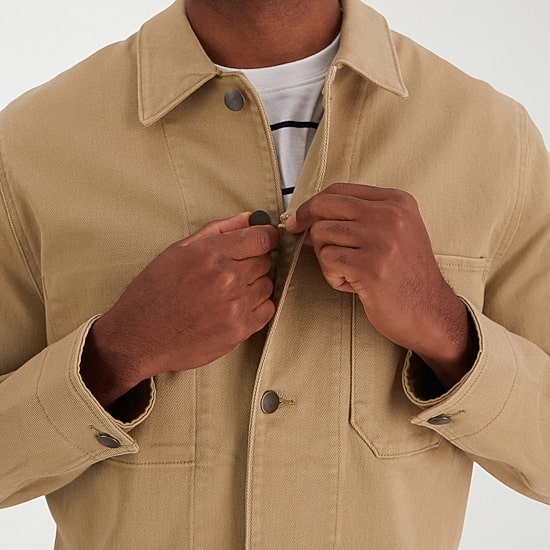 Haggar® Mens Stretch Heavy Twill Chore Coat
