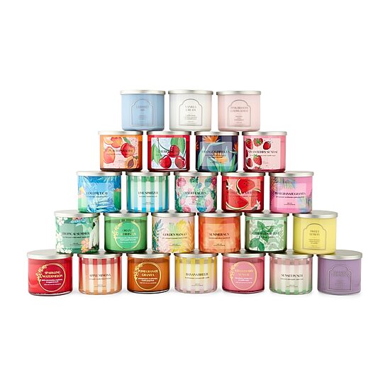 Distant Lands 14oz Lakeside Air 3-Wick Scented Jar Candle