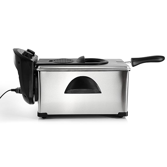 MegaChef Stainless Steel Electric 3 Qt Deep Fryer