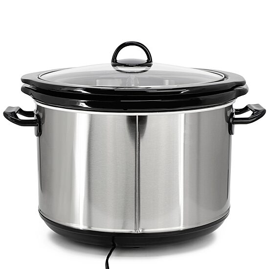MegaChef 6 Quart + 2.6 Quart  Split Electric 8 Qt Slow Cooker