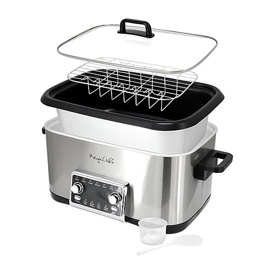 MegaChef 12-In-1 Deluxe Multi 8 Qt Slow Cooker