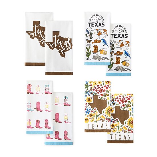 Homewear Texas State Love 2-pc. Kitchen Towel Set