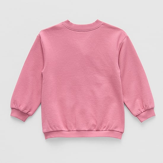 Okie Dokie Toddler & Little Girls Crew Neck Long Sleeve Button Cardigan