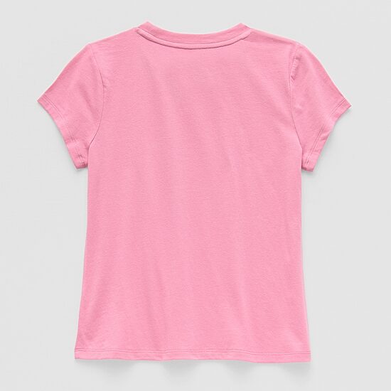 Thereabouts Little & Big Kid Girls Round Neck Short Sleeve Regular Fit Graphic T-Shirt