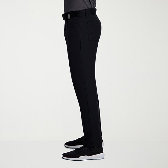 Haggar The Active Series 5 Pocket Mens Comfort Waistband Slim Fit Flat Front Pant