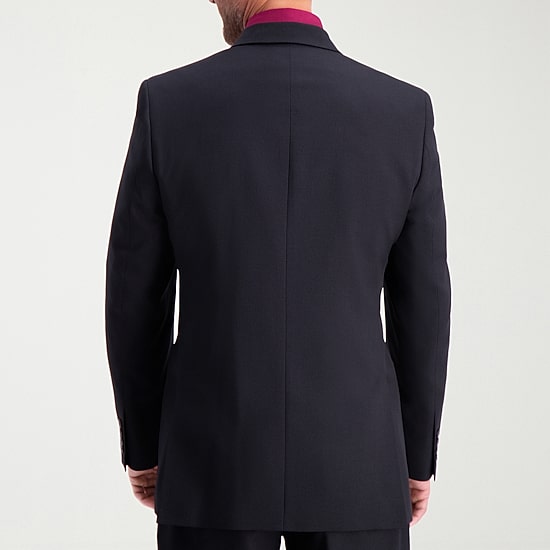 Haggar Travel Performance Tailored Mens Stretch Fabric Modern Fit Suit Jacket