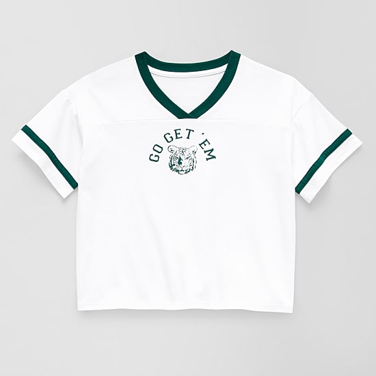 Thereabouts Little & Big Kid Girls V Neck Short Sleeve Regular Fit Graphic T-Shirt