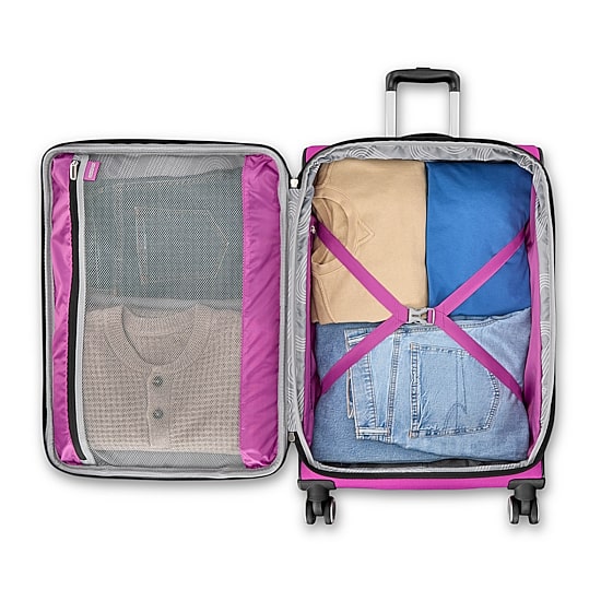 American Tourister 4 Kix 3.0 24 Inch Softside Expandable Checked Spinner Luggage