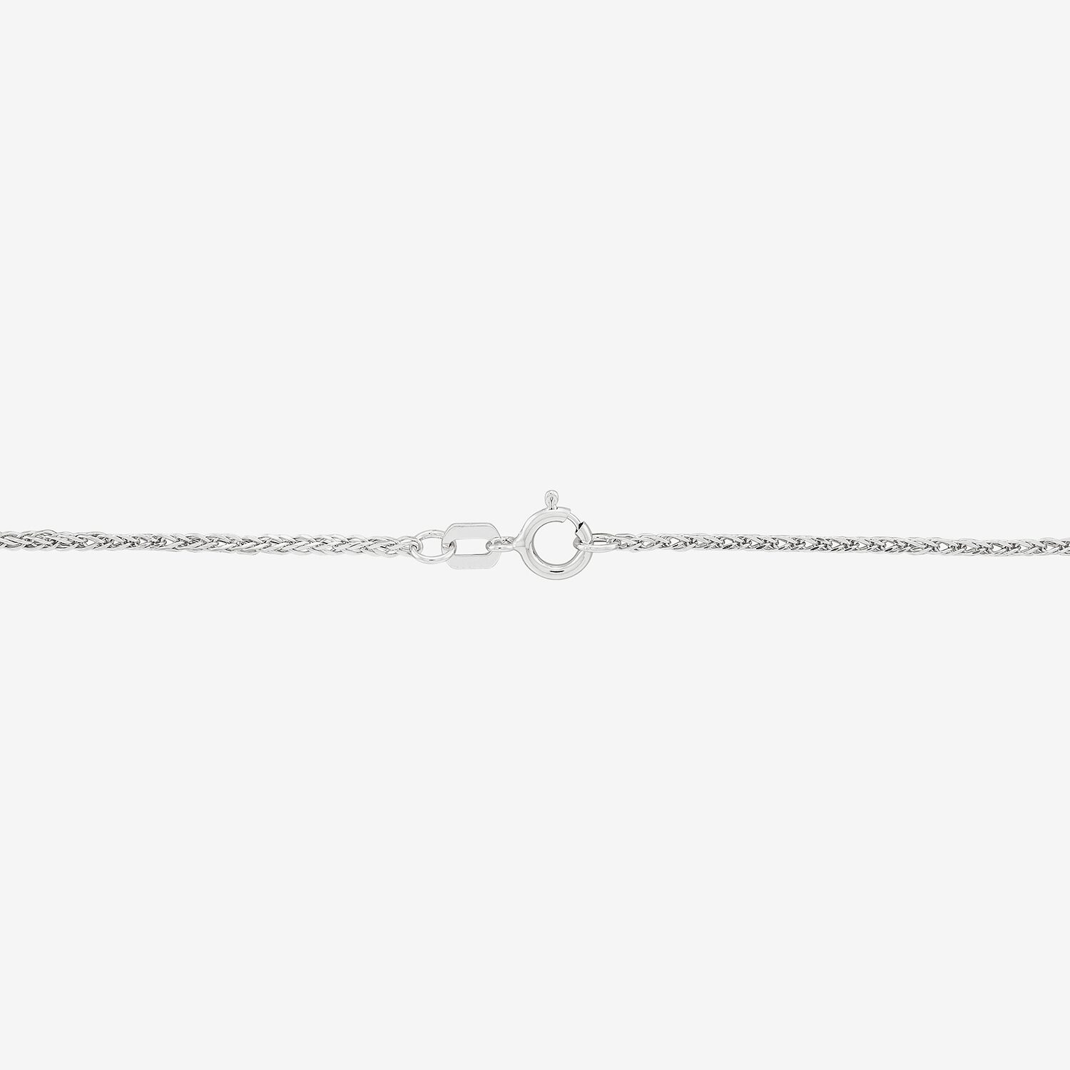 Womens 10K Gold 18 Inch Wheat Chain Necklace
