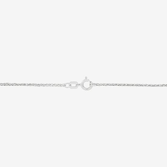 Womens 10K Gold 20 Inch Wheat Chain Necklace