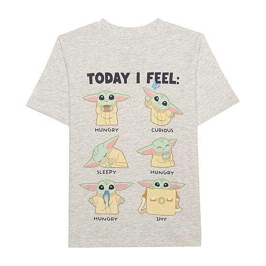Disney Collection Boys Round Neck Short Sleeve Classic Fit Star Wars Graphic T-Shirt