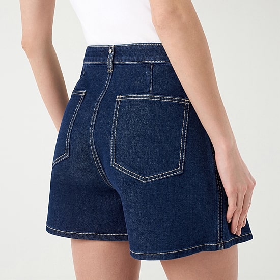 RM Rebecca Minkoff Womens Mid Rise Skort, Color: Rinse Wash - JCPenney