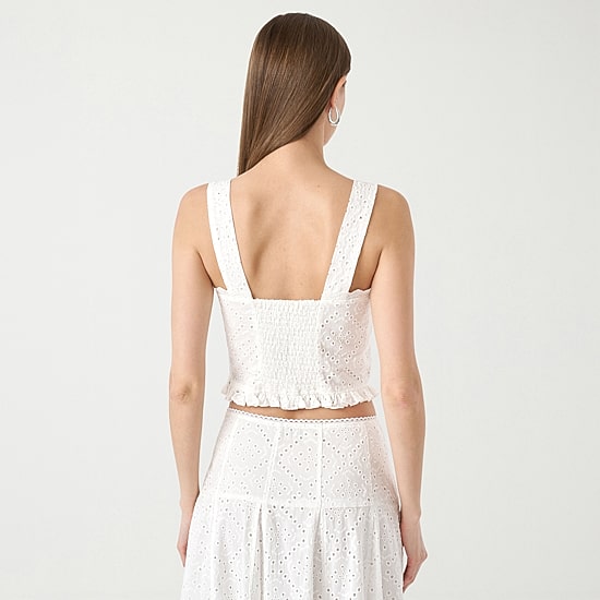 RM Rebecca Minkoff Womens Sweetheart Neck Sleeveless Blouse