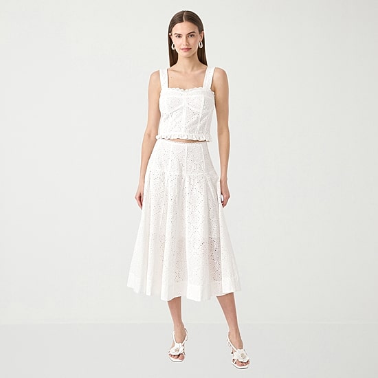 RM Rebecca Minkoff Womens Sweetheart Neck Sleeveless Blouse