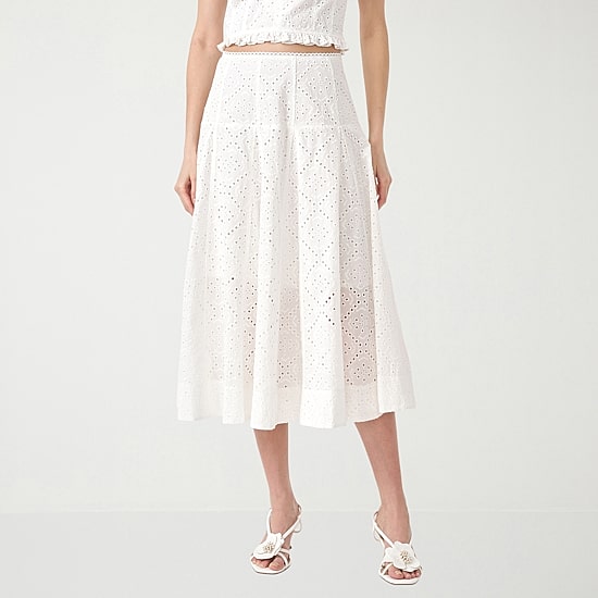 RM Rebecca Minkoff Womens High Rise A-Line Skirt