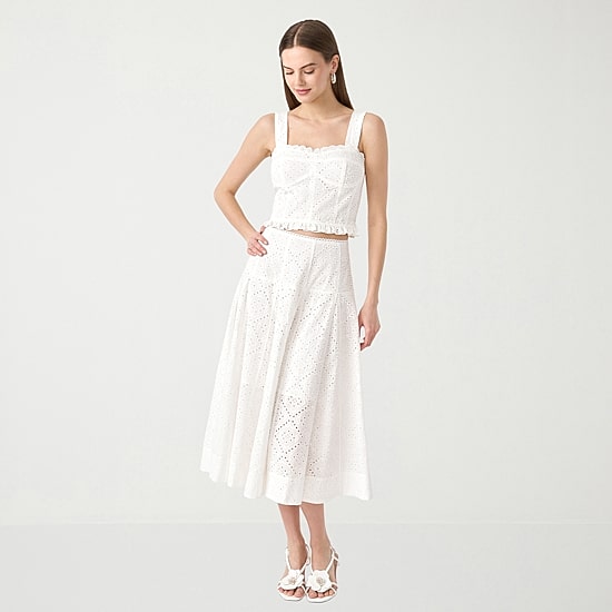 RM Rebecca Minkoff Womens High Rise A-Line Skirt