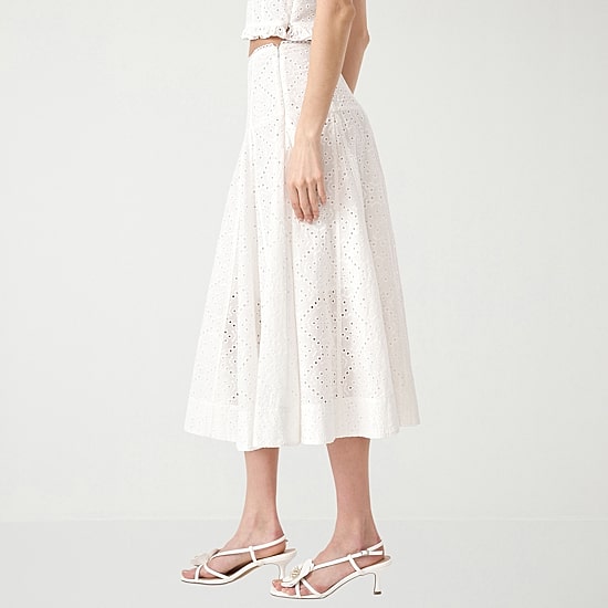 RM Rebecca Minkoff Womens High Rise A-Line Skirt