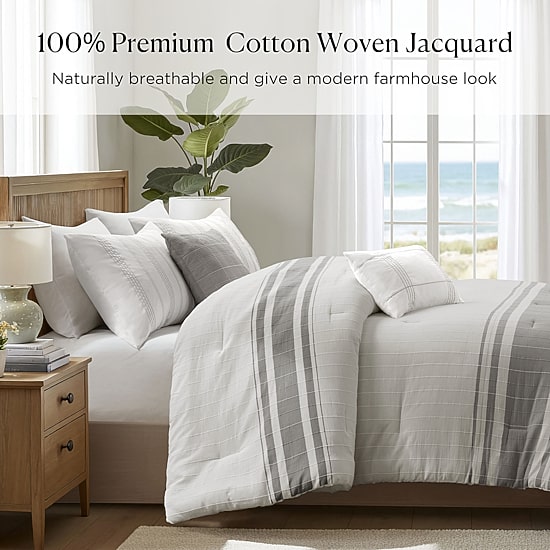 Harbor House Morgan Cotton 6-pc. Midweight Comforter Set