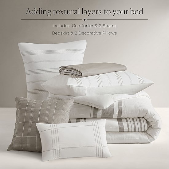 Harbor House Morgan Cotton 6-pc. Midweight Comforter Set