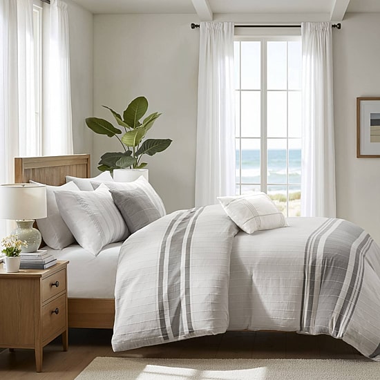 Harbor House Morgan Cotton Jaquard 5-pc. Duvet Cover Set