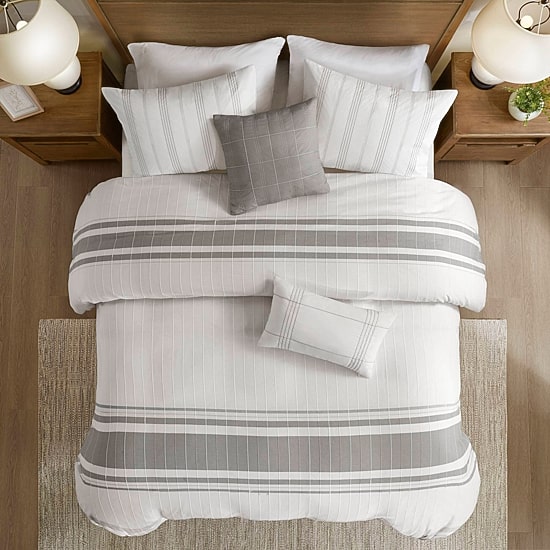 Harbor House Morgan Cotton Jaquard 5-pc. Duvet Cover Set
