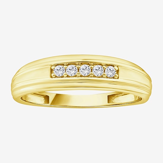 (F / 3PC His and Hers Trio Wedding Set Featuring 1 1/2 CT. T.W. Lab Grown White Diamond 10K Gold Marquise Side Stone Halo Bridal Set