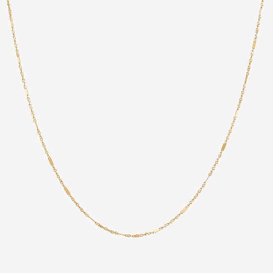 Made in Italy Womens 10K Gold 18 Inch Singapore Chain Necklace