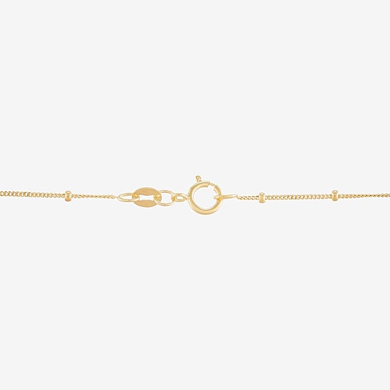 Gold Addiction Womens 10K Gold 16 Inch Curb Chain Necklace