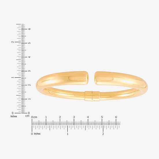 Silver Addiction Womens 14K Gold Over Silver Cuff Bracelet