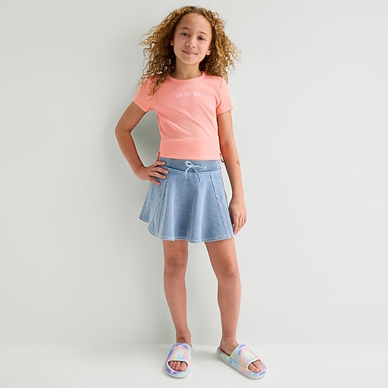Vanilla Star Big Kid Girls Mini A-Line Skirt