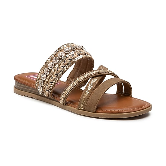 Pop Womens Jivanta Wedge Sandals