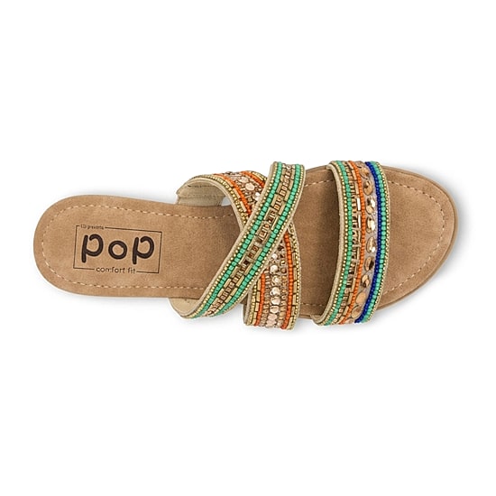 Pop Womens Rivina Wedge Sandals