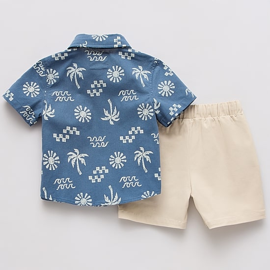Little Stitch Baby Boys 2-pc. Short Set