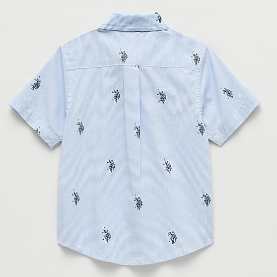 U.S. Polo Assn. Toddler Boys Short Sleeve Regular Fit Button-Down Shirt