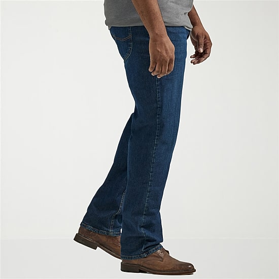 Lee Legendary Denim Big and Tall Mens Stretch Fabric Relaxed Fit Jeans
