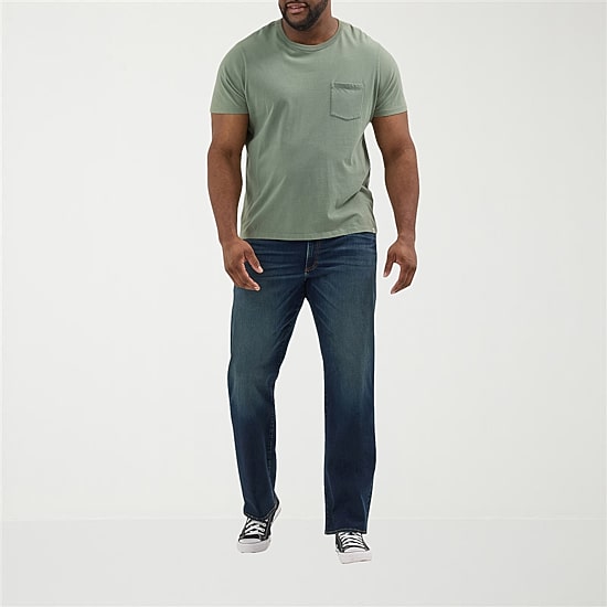 Lee Big and Tall Extreme Motion Relaxed Straight Leg Jeans