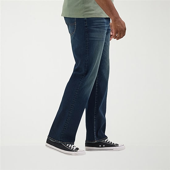 Lee Big and Tall Extreme Motion Relaxed Straight Leg Jeans