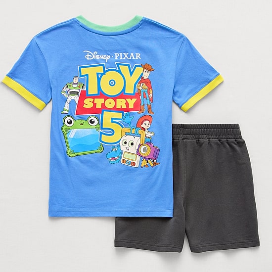 Disney Collection Little & Big Kid Boys Toy Story Jersey 2-pc. Short Set