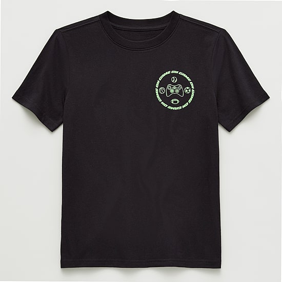 Xersion Little & Big Kid Boys Crew Neck Short Sleeve Regular Fit Graphic T-Shirt